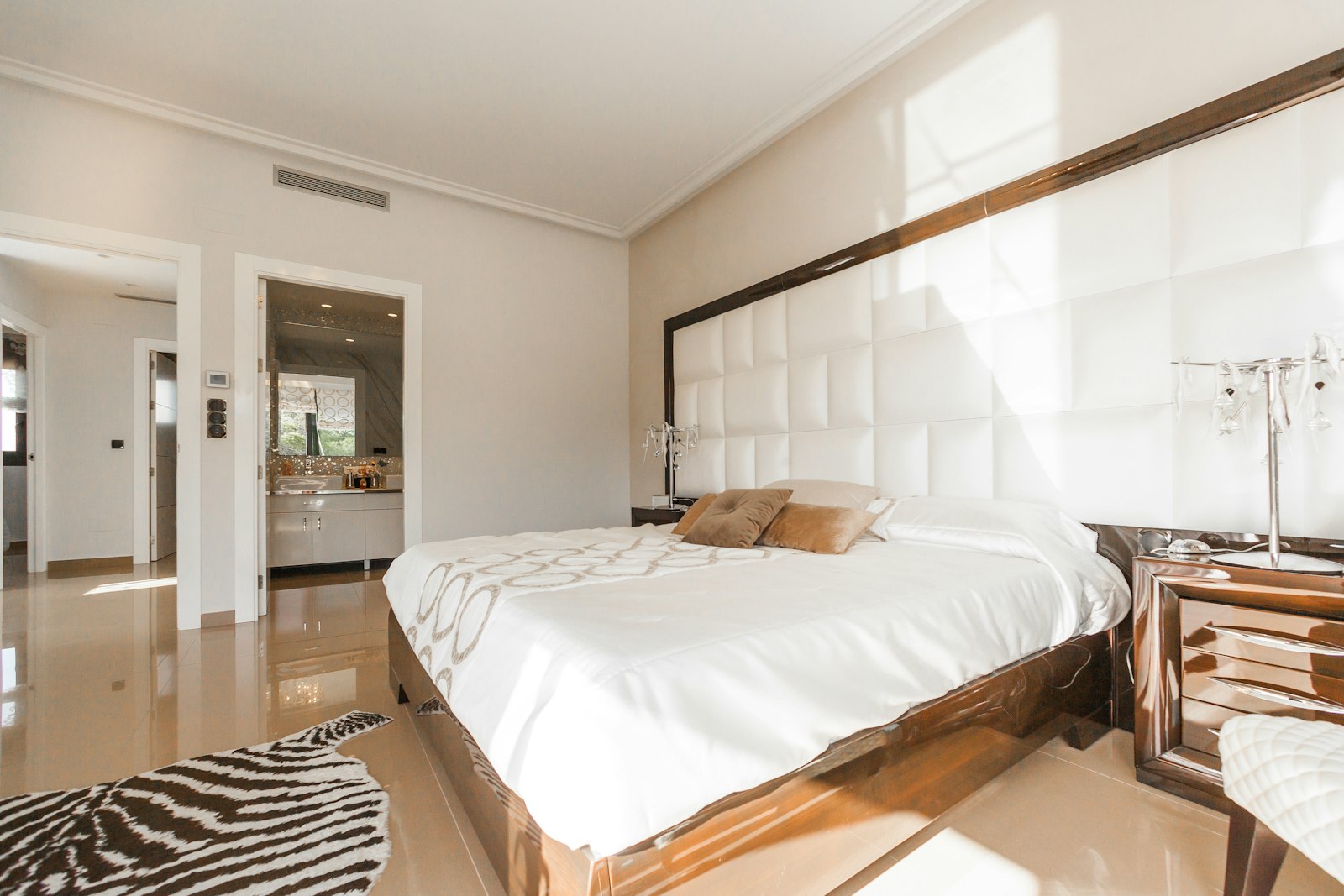 Bedroom in a modern home