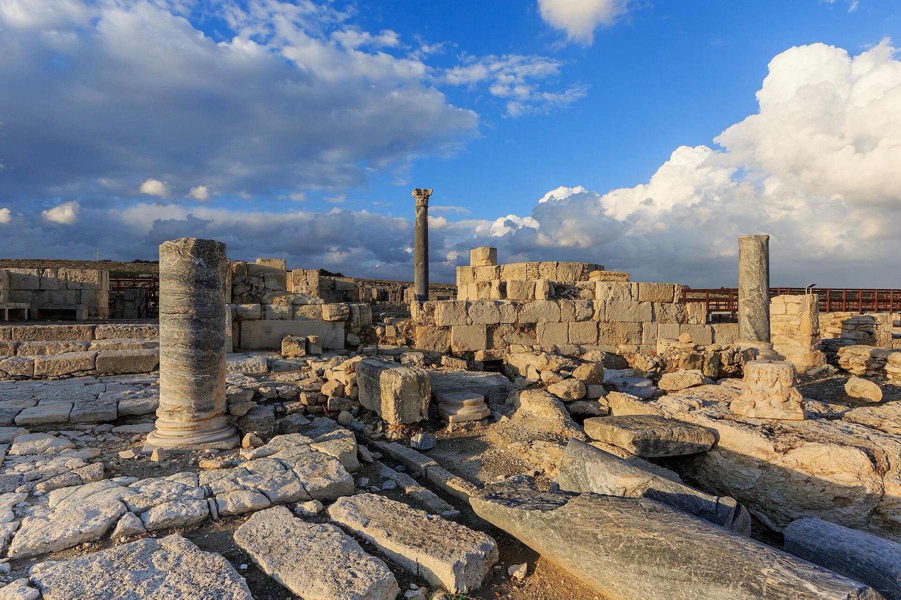The ruins at Kourion, on the coast west of Limassol